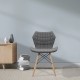 Amelia Stylish Lightweight Fabric Chair